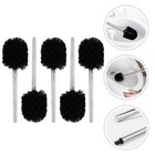 5pcs Home Toilettenreiniger Praktische Kunststoff-Toilettenbürsten