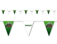 7,5M Wimpelkette Fendt Traktor FüR Outdoor Deko Party Kindergeburtstag Partydeko