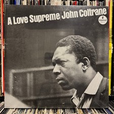 JOHN COLTRANE - A LOVE SUPREME (BLUE VINYL LP)  1965 / 2021!!!  RARE!!!  A-77