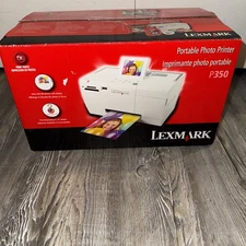 Lexmark P350 Portable 4x6 Color Photo Printer New Open