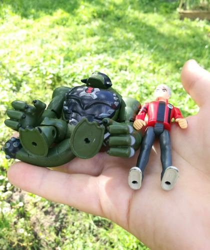 Figuras de acción CN Ben 10 Ultimate Alien 97230 Albedo, Humungousaur paquete doble - Imagen 3 de 12