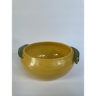 Lemon Bowl, Made in USA, Artist Signed. 11" Diameter
