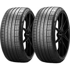 (QTY 2) 265/40ZR21 Pirelli P-Zero PZ4 Luxury 105Y XL Black Wall Tires