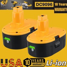 8000mAh 18V For Dewalt Lithium-Ion XRP DC9096 DC9098 DE9096 Battery/Charger