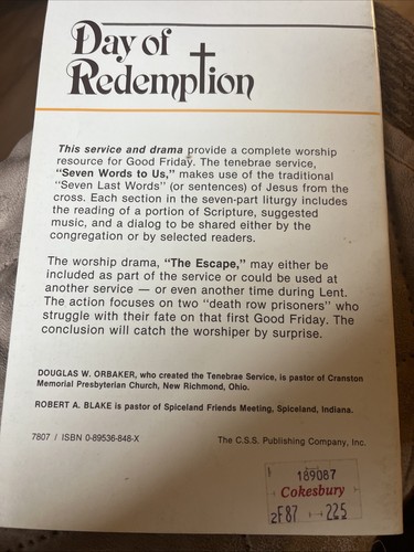 Day of Redemption: A Tenebrae Service and Worship Drama for Good Friday - Bild 2 von 2
