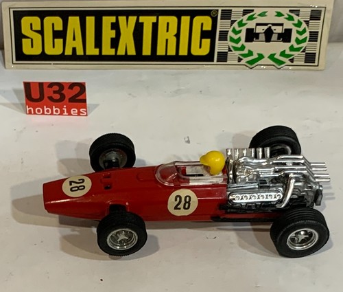 SLOT CAR SCX SCALEXTRIC EXIN C-36 HONDA F1 #28 GRANATE CHASIS GRANATE 1ª SERIE - Picture 5 of 9