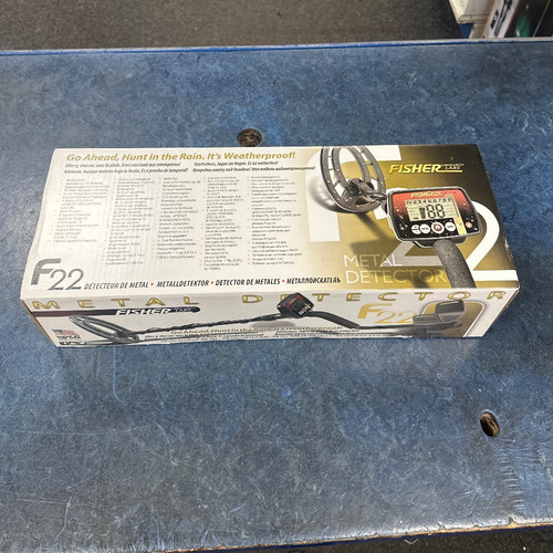 Fisher f22 metal detector new