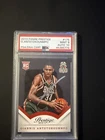 Giannis Antetokounmpo Auto 2013 Panini Prestige RC 175 Bucks PSA 9 Sig 10 DNA