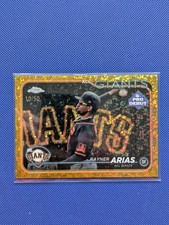 San Francisco Giants 2024 Pro Debut Chrome Gold Mini-Diamond Rayner Arias /50