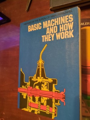 COLLECTIBLE  1971 NAVAL BASIC MACHINES AND HOW THEY WORK  SOFTCOVER BOOK