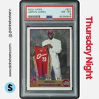 2003 TOPPS #221 LEBRON JAMES RC ROOKIE PSA 8