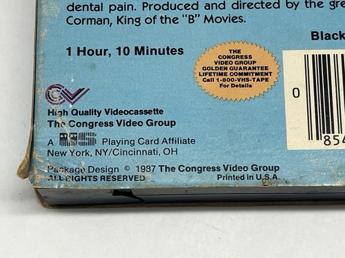 The Little Shop of Horrors with Jack Nicholson Black and White VHS 1960 Kodak - Picture 5 of 5