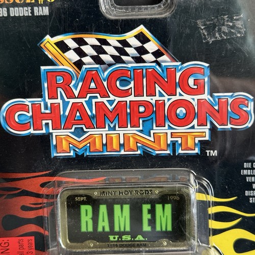 Racing Champions Mint 1996 Dodge Ram Pickup Hot Rod Issue #6 Diecast 1:61 - Picture 4 of 8