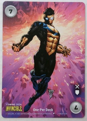 Invincible Overpower Card Game #7 2025 One Per Deck Any Power Promo Card
