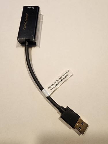 CableCreation SuperSpeed USB 3.0 auf Gigabit Ethernet Adapter
