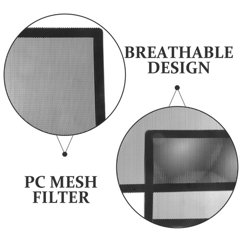 2 Pcs Dustproof Mesh Fan Protection Cover Filter Covers Computer Host - 第 5/12 張圖片