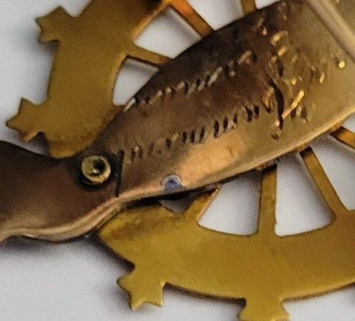 Vintage 14K Gold Daughters of the American Revolution (D.A.R.) Pin / Pendant - Picture 8 of 8