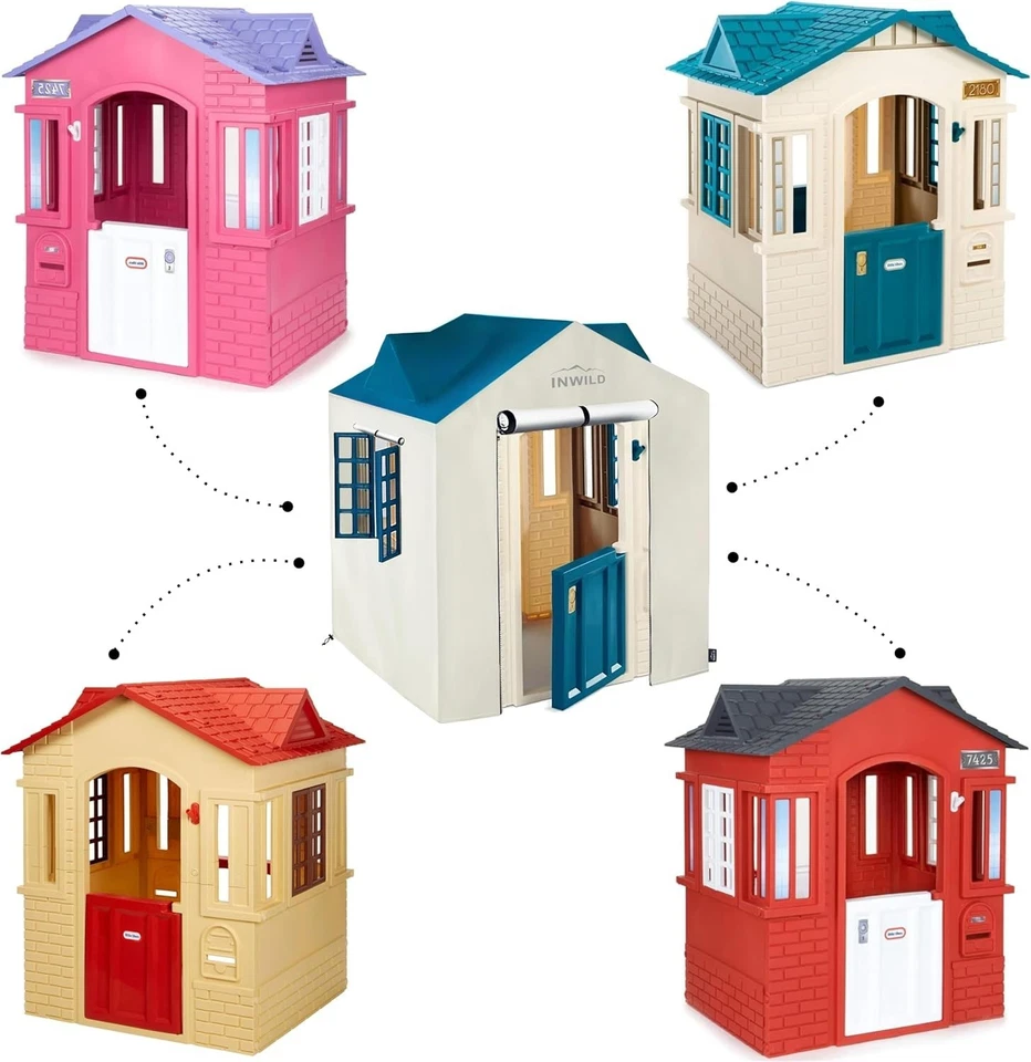 Cubierta de casa de juegos al aire libre, cubierta protectora para todo clima para Little Tikes Cape C... Foto 2 de 4