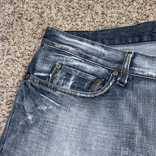 Vintage Guess Jeans Mens 38x30 Cliff Wide Boot Cut Denim Relaxed Fits 38 X 27 - Picture 13 of 15