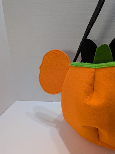 Disney Halloween Minnie Mouse Filz Kürbis Trick or Treat Korb Eimer - Bild 7 von 9