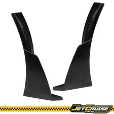 Universal IKON 2PCS Front Bumper Lip Splitter Side Corner Winglets Canard PU