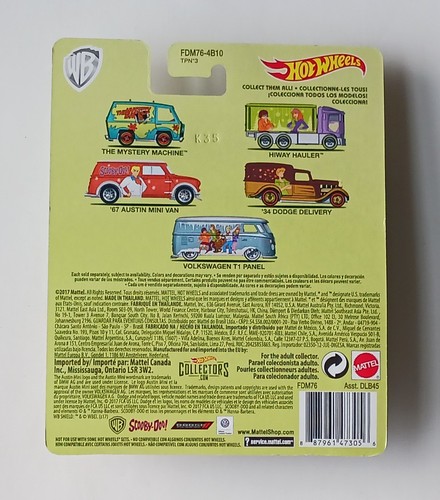 2017 Hot Wheels Scooby-Doo 5 Car Set - Picture 5 of 11