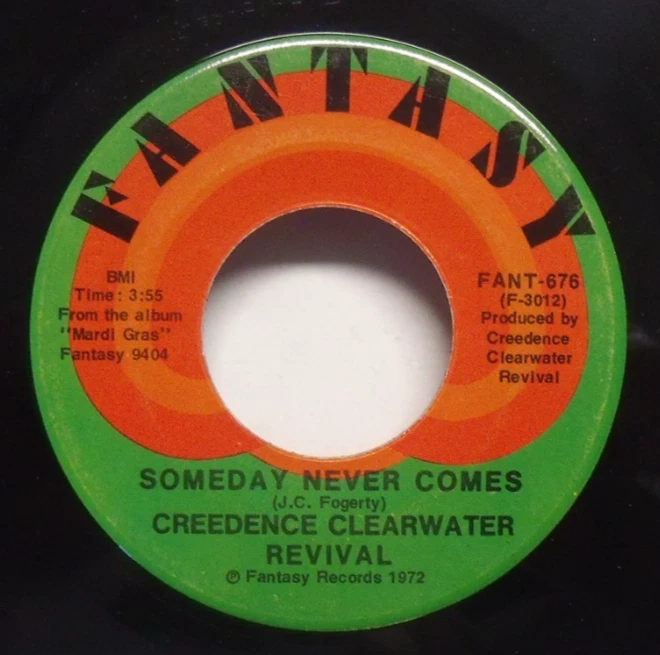 Creedence Clearwater Revival Rock 45 RPM Speed Vinyl Records