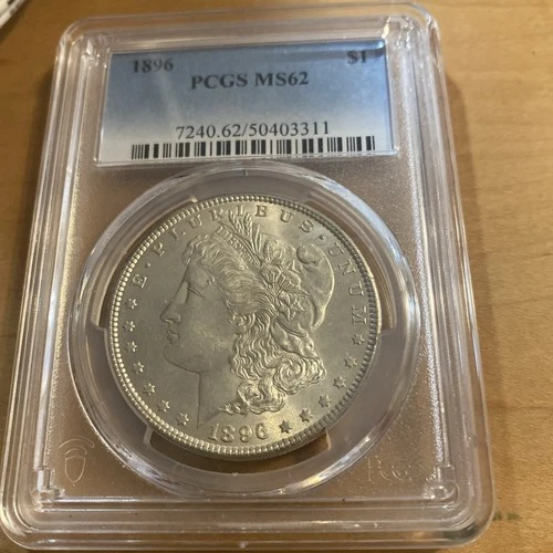 1896 Pcgs Ms 62 Morgan Dollar