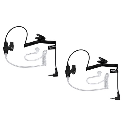 3,5 mm Polizei Akustikröhre nur Hören Headset Ohrhörer für Motorola Lautsprecher Mikrofon - Bild 12 von 12