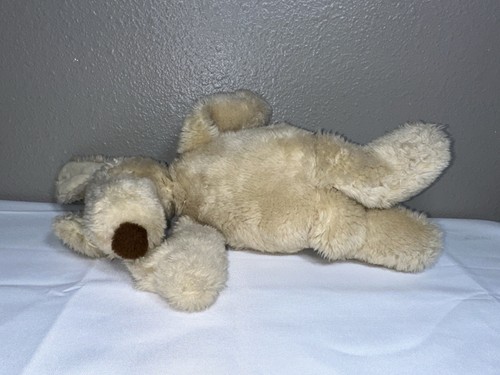 Vintage Le Mutt Puppy Dog Plush Stuffed Animal Francesca Franland 13” Yellow Eye - Picture 7 of 10