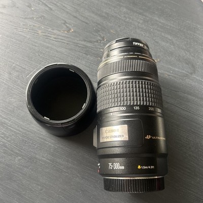 Canon Zoom Lens EF 75-300mm f1:4-5.6 Image Stabilized IS USM Macro