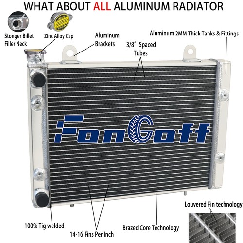 Aluminum Radiator For POLARIS RANGER 400 HO 500 800 900 EFI 2010-2013 - Picture 1 of 14