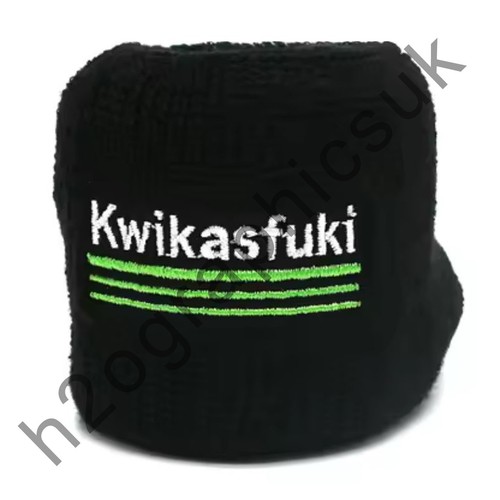 Kwikasfuki Motorcycle Front Brake Reservoir Sock Cover Fans Of Kawasaki Ninja - Picture 3 of 5