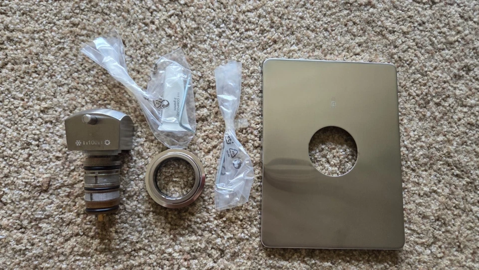 Kit de ajuste de válvula termostática LaToscana Lady 3/4", 89PW711TRIM níquel cepillado Foto 4 de 4