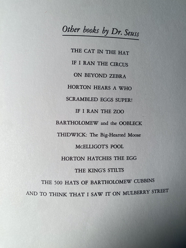 First Edition HOW THE GRINCH STOLE CHRISTMAS by DR. SEUSS 1957 Look N SEE Points - Bild 11 von 19