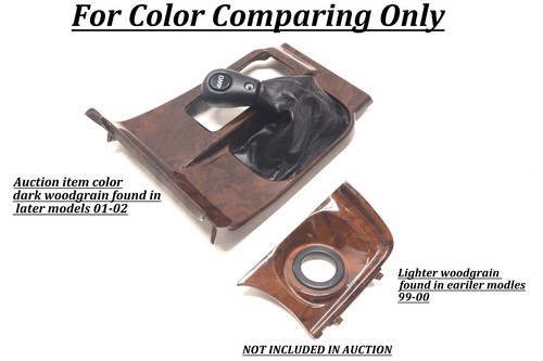 OEM 01-02 Toyota 4Runner 4WD Dash Trim Dark Woodgrain Cluster Gear Window Bezel - Picture 2 of 4