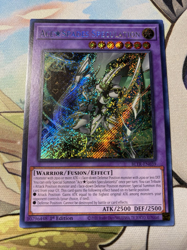 ACE SPADES SPECULATION BLTR SCR 1ST NM - Bild 2 von 3
