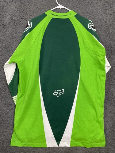 Vintage Fox Racing Motocross 90s Y2K Jersey AOP All Over Print L Dirt Bike Moto - Picture 13 of 14