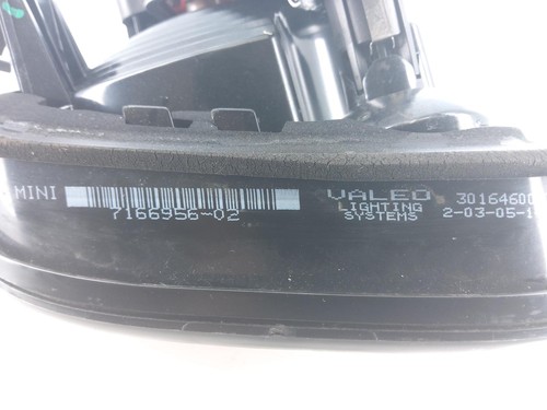 MINI R50 R52 R53 2004-2008 Right Offside Rear Tail Light Lamp Amber Lens 7166956 - Picture 12 of 12