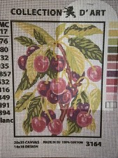 Printed needlepoint tapestry 20x25 Cm Rto Canvas Only