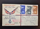 BRITISH GUIANA COVER 1937 KGVI Coronation Set FDC REGISTER #9662 Nice Cachet