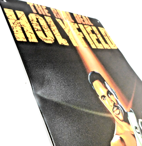 Boxing Legend Evander Holyfield "Real Deal" 8 x 12 Metal Sign New / Some Bends - Picture 6 of 6