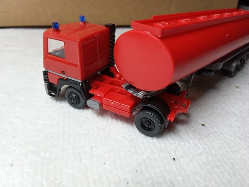 M87 Roßkopf heut Wiking H0 1:87 Renault Tanksattelzug Tanker Feuerwehr rot LKW - Picture 12 of 19