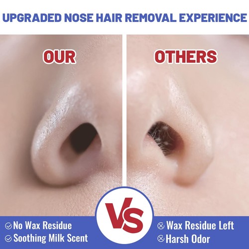 Nose Wax Kit Men - 100g Nose Hair Removal Wax Kit For Men & Women, Safe Quick... - Picture 3 of 7