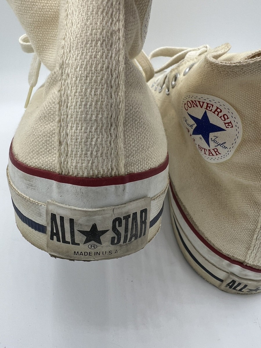 Converse white mens 9 cheap