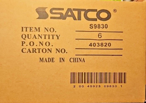 6 Pack Satco S9830 LED Bulbs 120V E26 5 Watt=40W Eqv A19 Medium 2700K Warm White - Picture 3 of 4