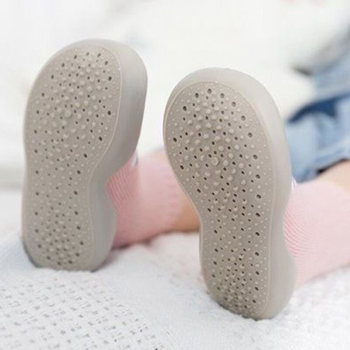 Newborn Baby Girls Boys Non Slip Infant Cotton Soft Non Slip Socks Walking Shoes - Picture 8 of 12