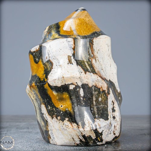 Natürliche Jaspis-Chalcedon Kristallflamme - 1475,99g - Bild 8 von 9