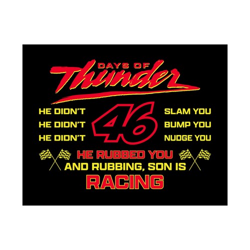 Days of Thunder Poster NASCAR Cole Trickle Wandbild Druck Motorsport Fans Geschenk - Bild 20 von 22