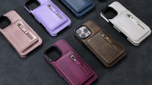 For iPhone 16 15 14 13 12 11 Pro Max 8 Magnetic Magsafe Case 2 in 1 Wallet Cover - Video 1 of 1